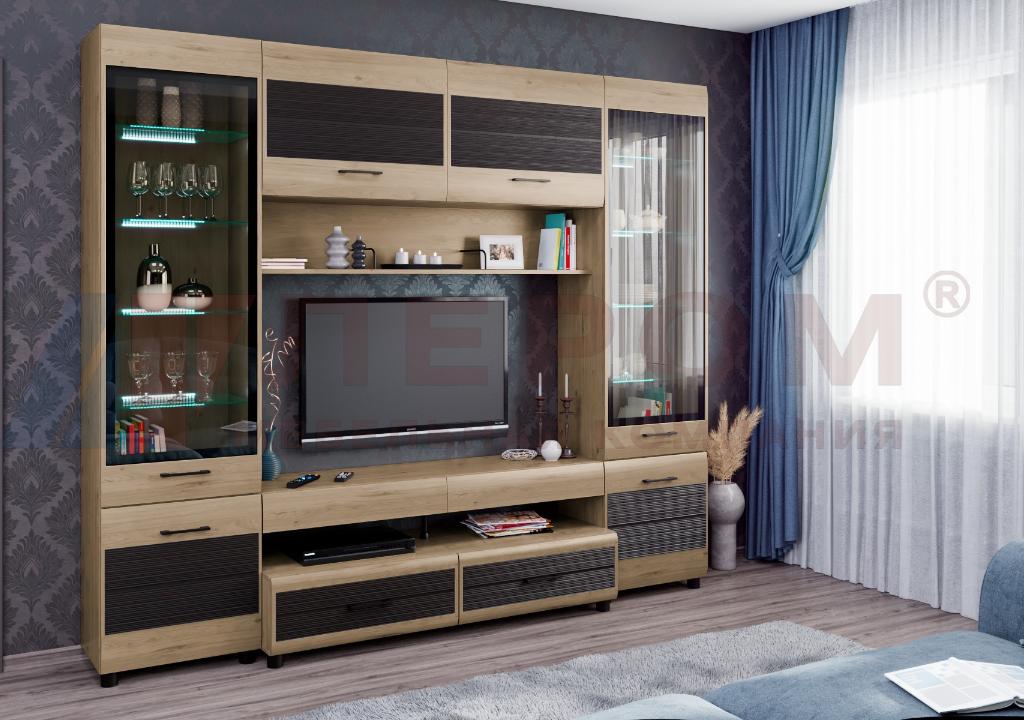 Гостиная Камелия 11 (снежный ясень)