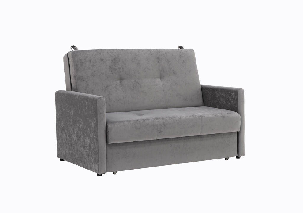 МИА Диван аккордеон (велюр светло-серый)