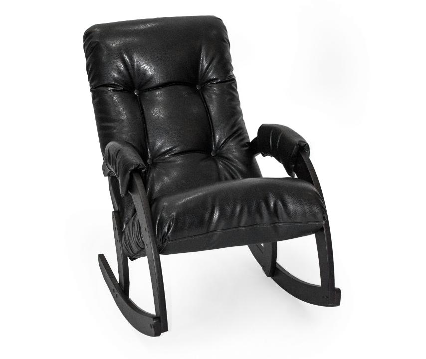 Комфорт-67 Кресло-качалка (венге, Vegas Lite Black, СП)