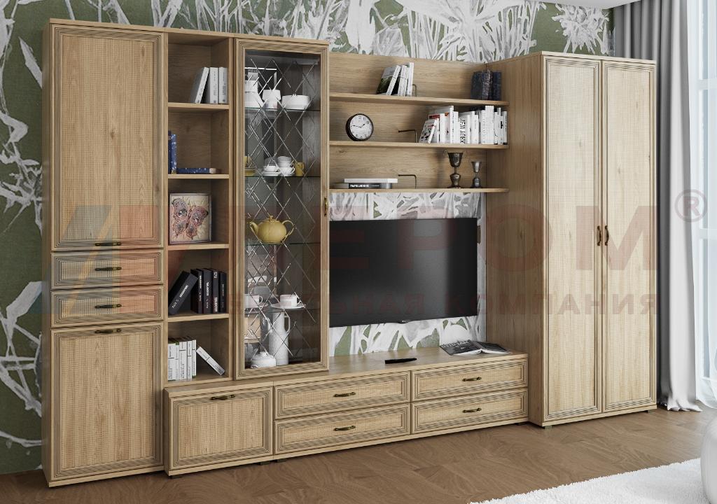 Гостиная Карина 11 (гикори джексон светлый)