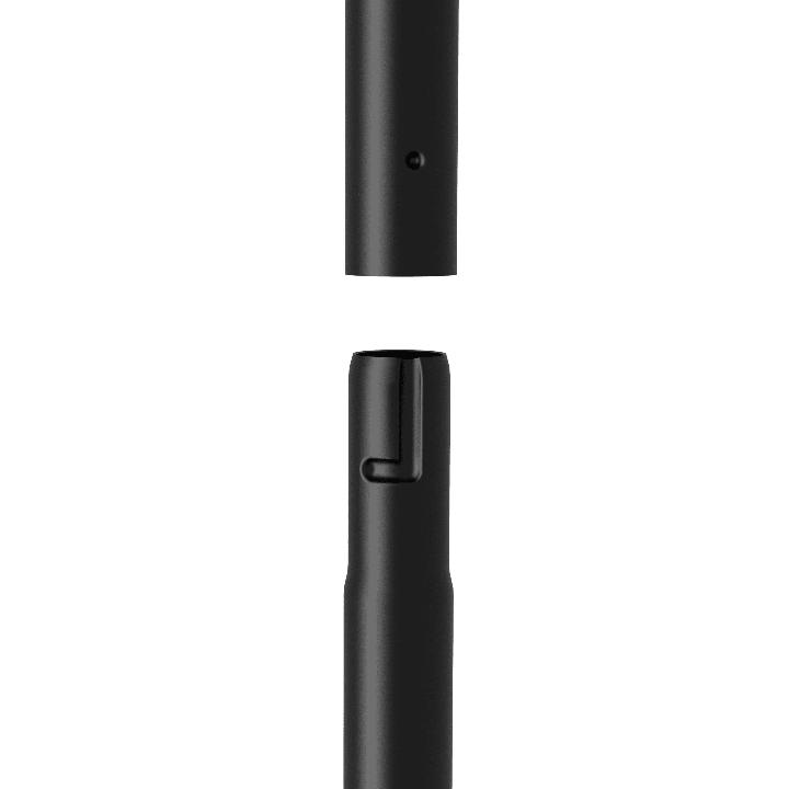 Вешалка напольная Луч 5  (черный)