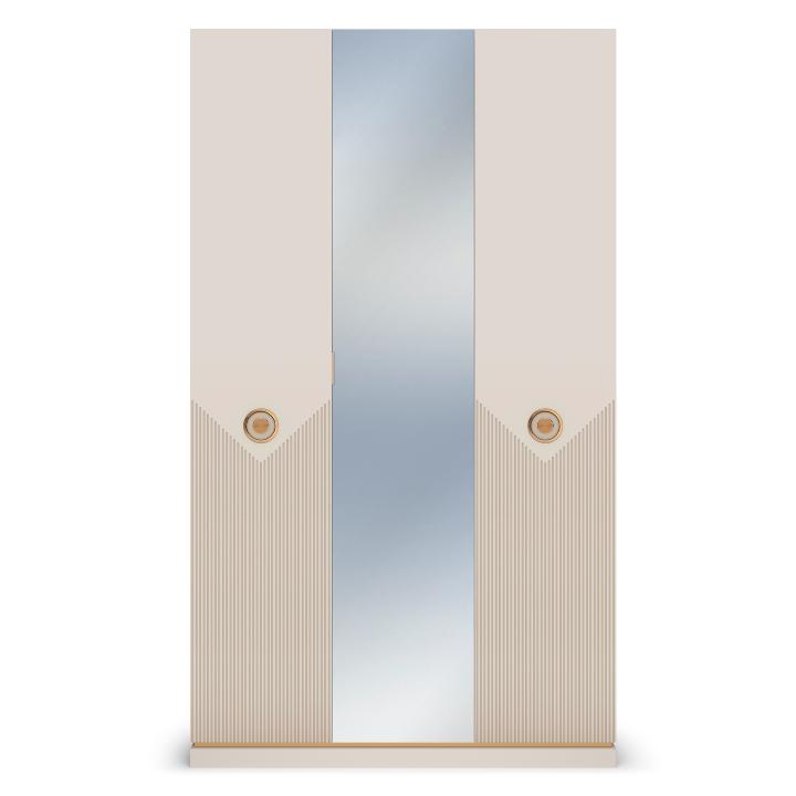 Капри шкаф 3-х дверный с зеркалом