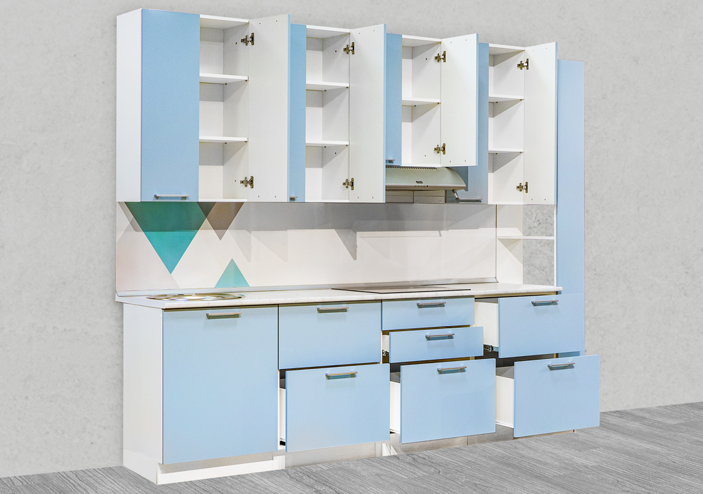 Модульная кухня Катрин  (топаз) 2,6 м