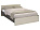 Басса (Бася) КР-556 Кровать 1,2м (венге/дуб белфорт)