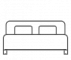 Двуспальные кровати иконка